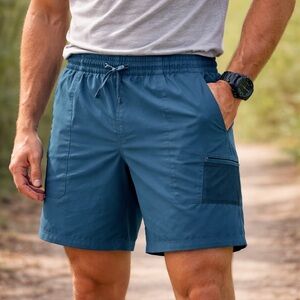Columbia Men's Navy Blue Active Shorts
